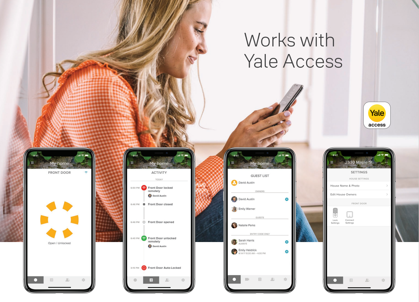 Yale Assure Lock 2 Key-Free Keypad with Wi-Fi in Black Suede
